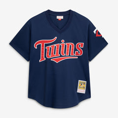 David Ortiz Minnesota Twins Mitchell & Ness 2002 Cooperstown Collection Mesh Batting Practice Jersey - MLB Jerseys