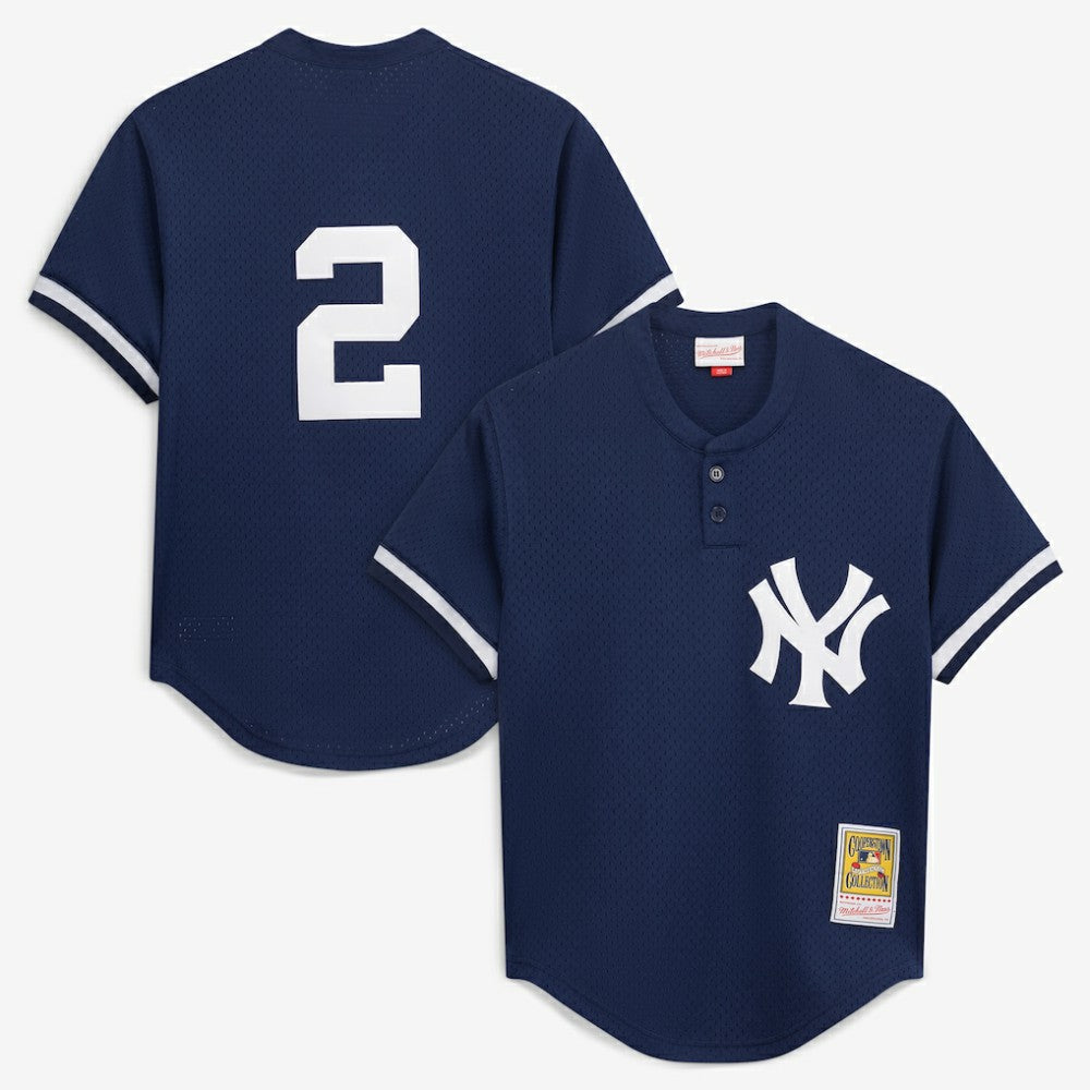 Derek Jeter New York Yankees Mitchell & Ness Authentic Batting Practice Jersey - MLB Jerseys
