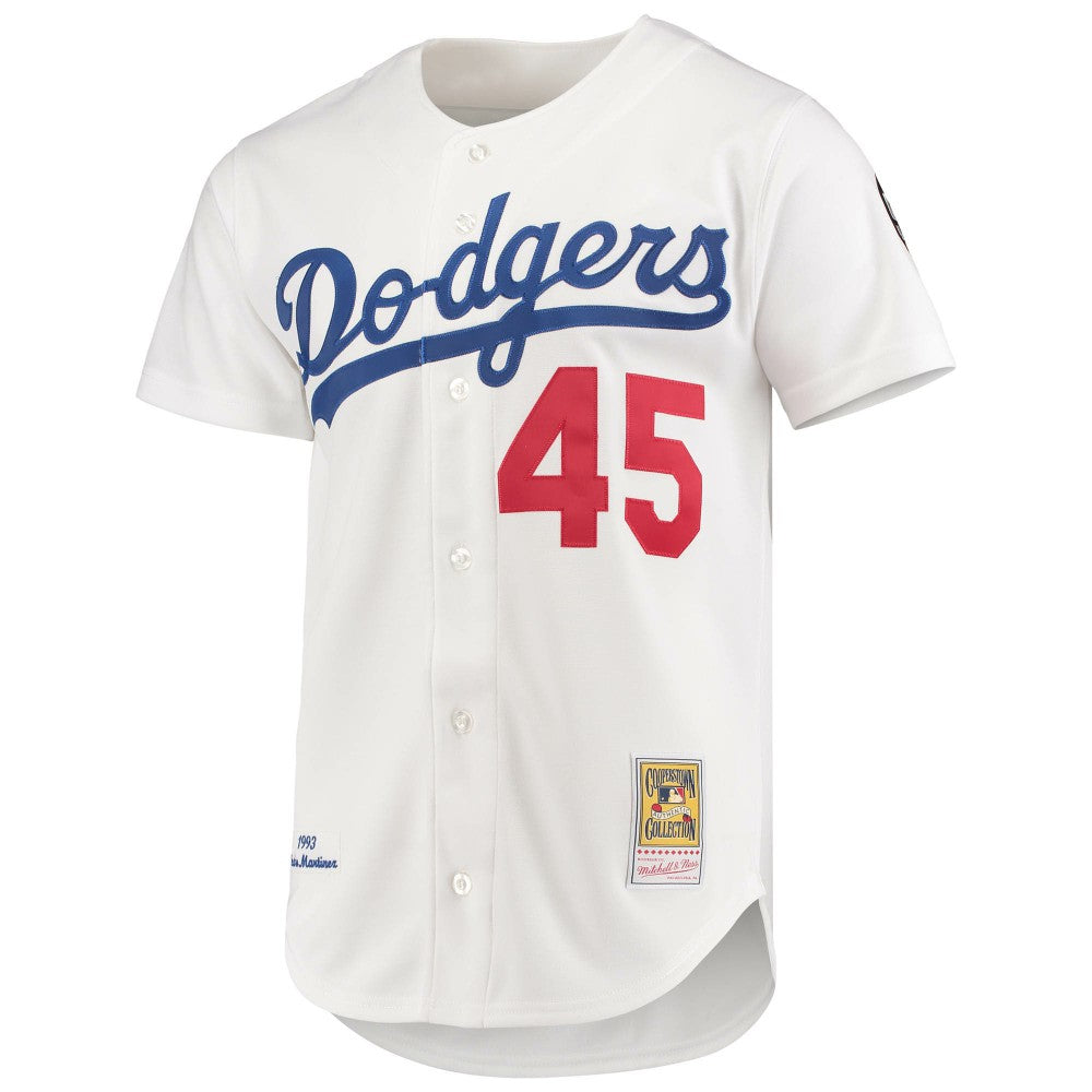 Pedro Martinez Los Angeles Dodgers Mitchell & Ness 1993 Cooperstown Collection Home Authentic Jersey - MLB Jerseys