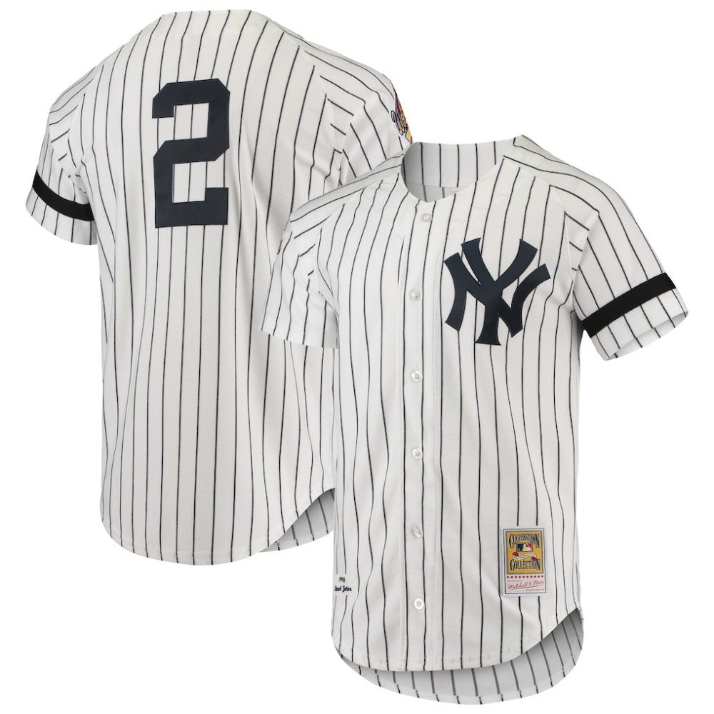 New York Yankees Mitchell & Ness Cooperstown Collection 1996 Authentic Home Jersey - MLB Jerseys