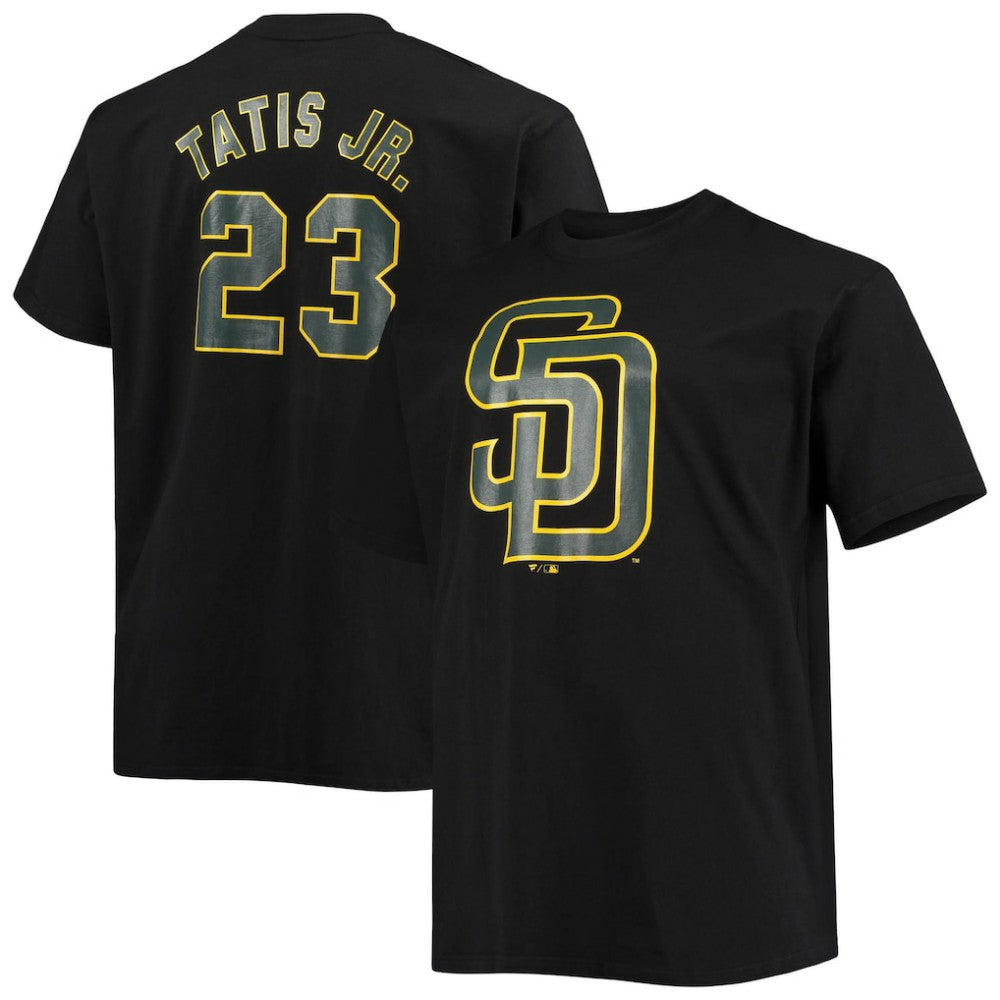 Fernando Tatis Jr. San Diego Padres Fanatics Big & Tall Wordmark Name & Number T-Shirt - MLB T-shirts