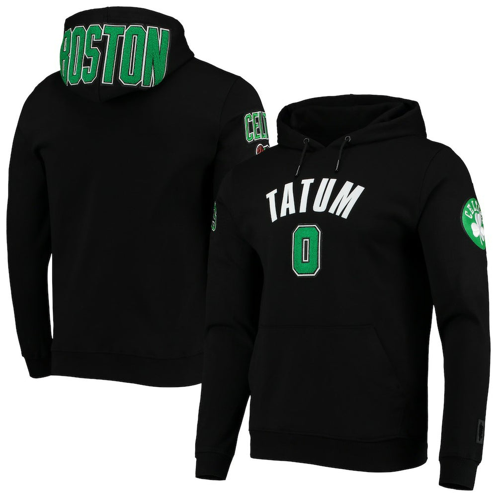 Black Jayson Tatum Boston Celtics Pro Standard Player Pullover Hoodie | NBA