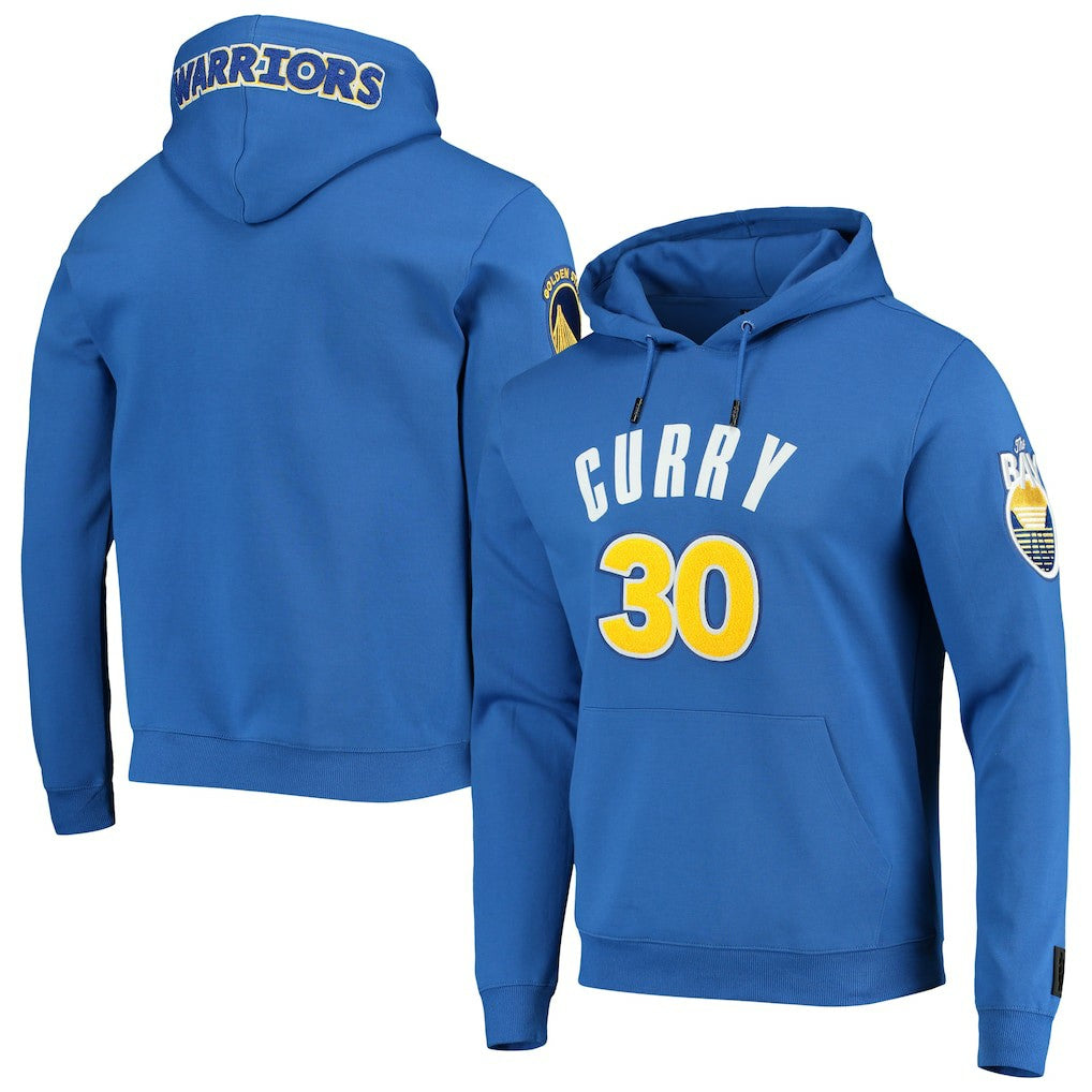 Royal Stephen Curry Golden State Warriors Pro Standard Player Pullover Hoodie sale | NBA