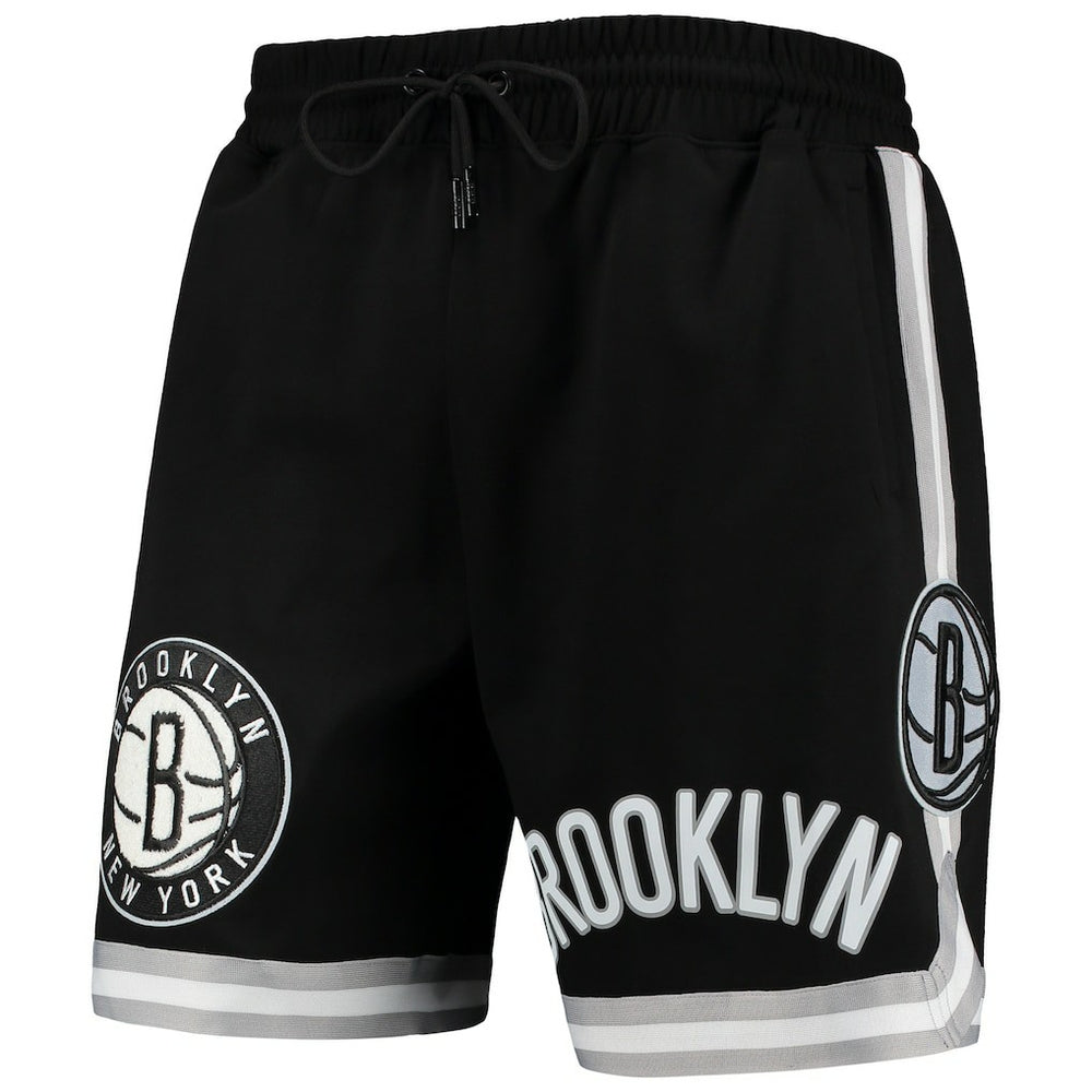 Black Brooklyn Nets Pro Standard Chenille Shorts | NBA