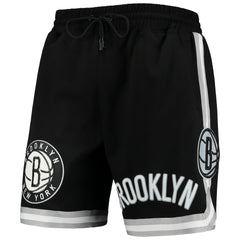 Black Brooklyn Nets Pro Standard Chenille Shorts | NBA