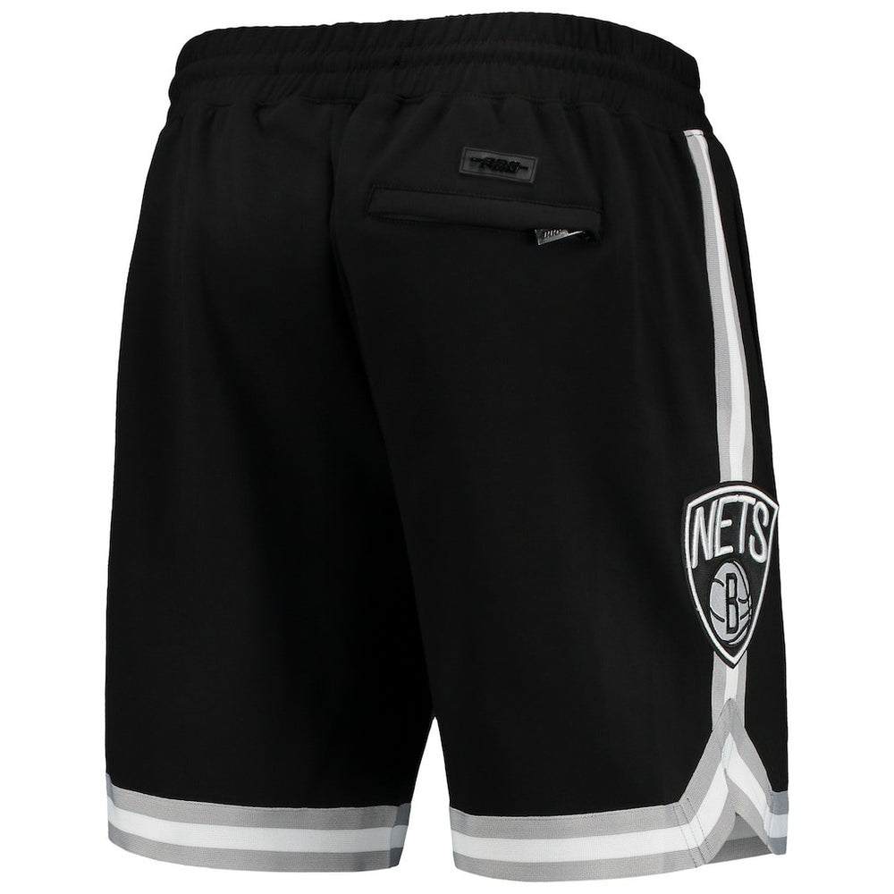 Black Brooklyn Nets Pro Standard Chenille Shorts | NBA