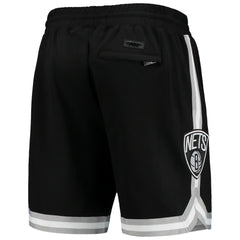Black Brooklyn Nets Pro Standard Chenille Shorts | NBA