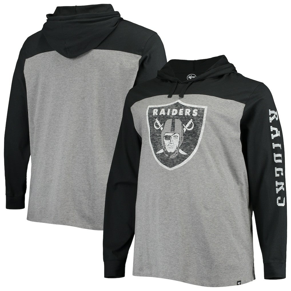 Las Vegas Raiders '47 Franklin Wooster Long Sleeve Hoodie T-Shirt | NFL Hot