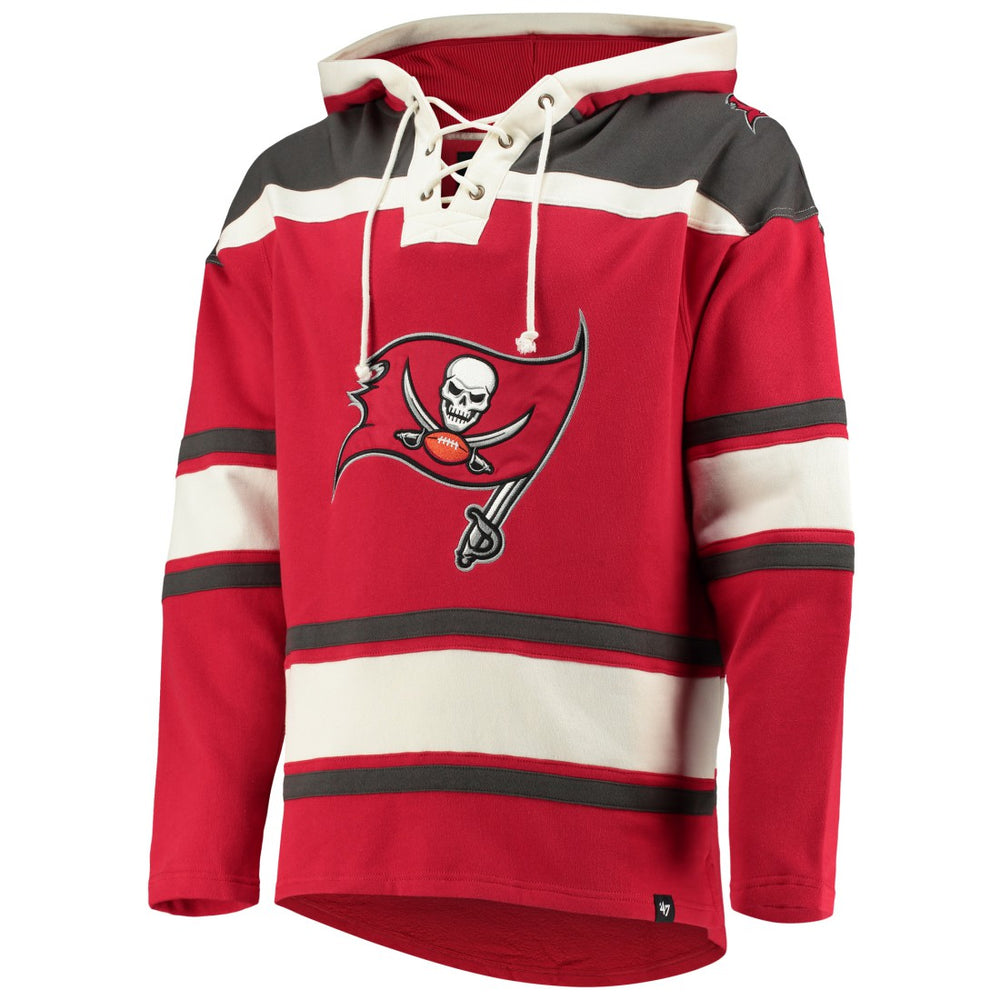 Tampa Bay Buccaneers '47 Lacer V-Neck Pullover Hoodie | NFL New