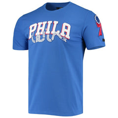 Royal Philadelphia 76ers Pro Standard Chenille Team T-Shirt sale | NBA