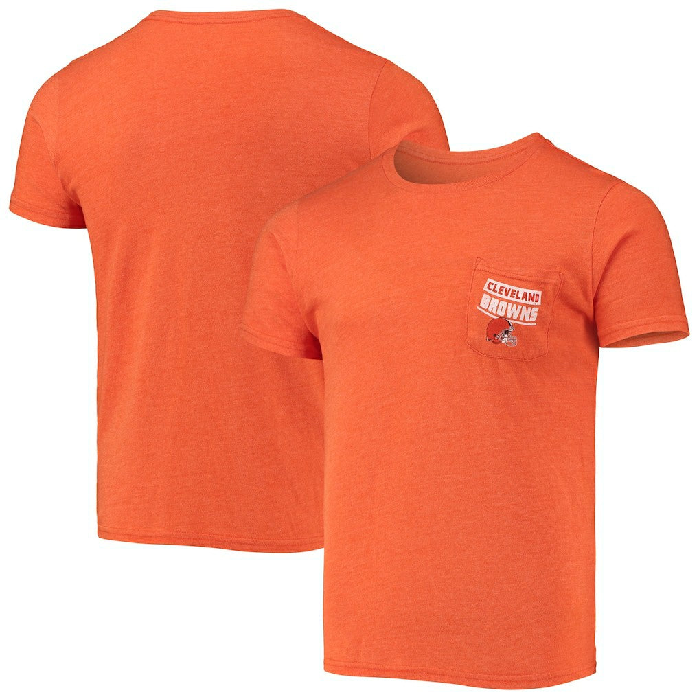 Cleveland Browns Field Goal Pocket Tri-Blend T-Shirt | NFL Hot