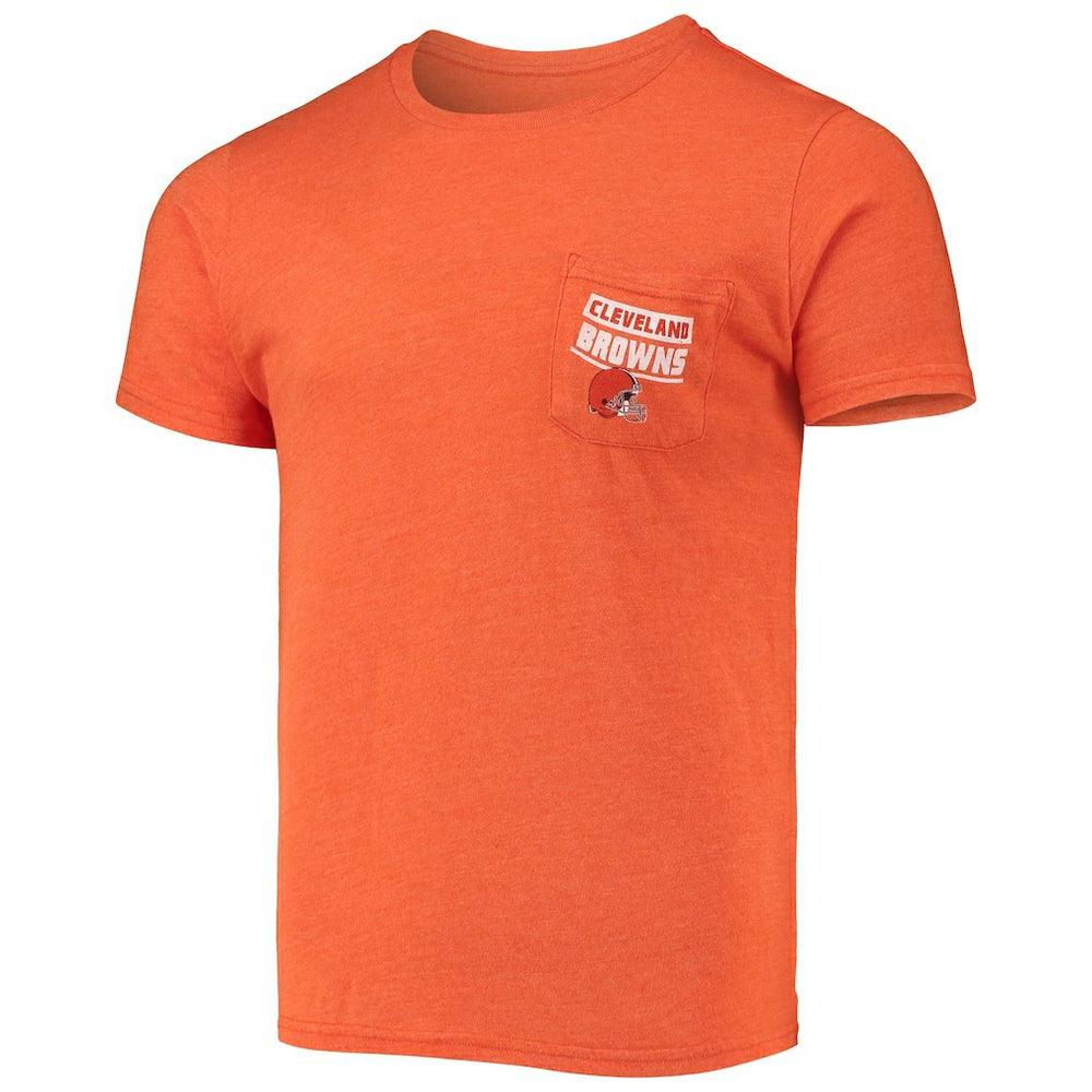 Cleveland Browns Field Goal Pocket Tri-Blend T-Shirt | NFL Hot