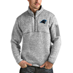 Carolina Panthers Antigua Team Logo Fortune Quarter-Zip Pullover Jacket | NFL Discount