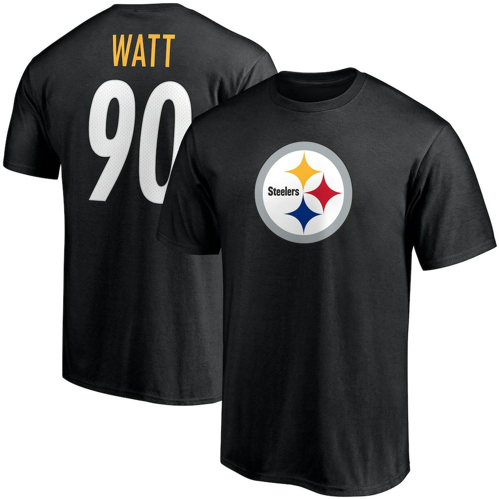Pittsburgh Steelers T.J. Watt  Player Icon Name & Number T-Shirt | NFL Near me