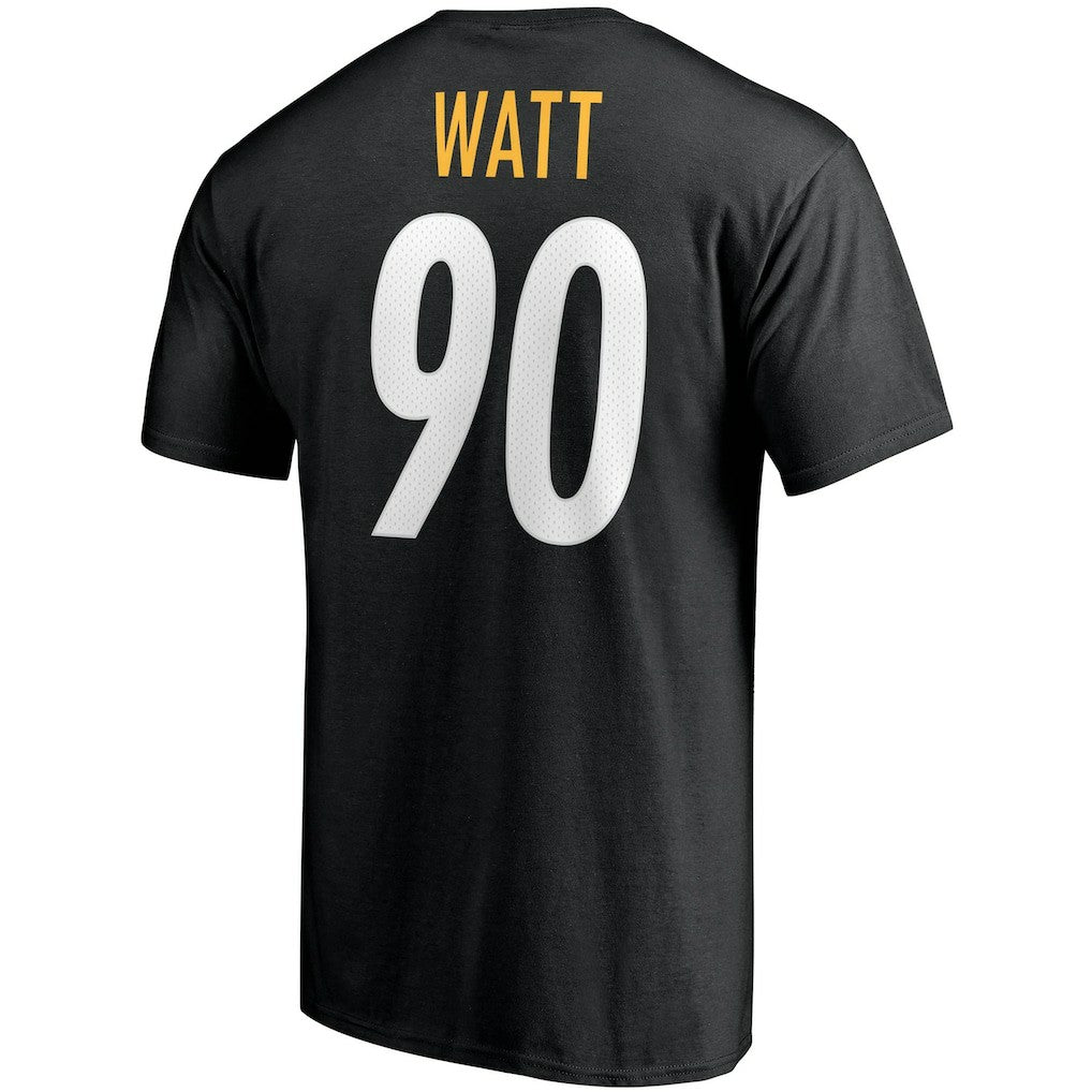 Pittsburgh Steelers T.J. Watt  Player Icon Name & Number T-Shirt | NFL Near me