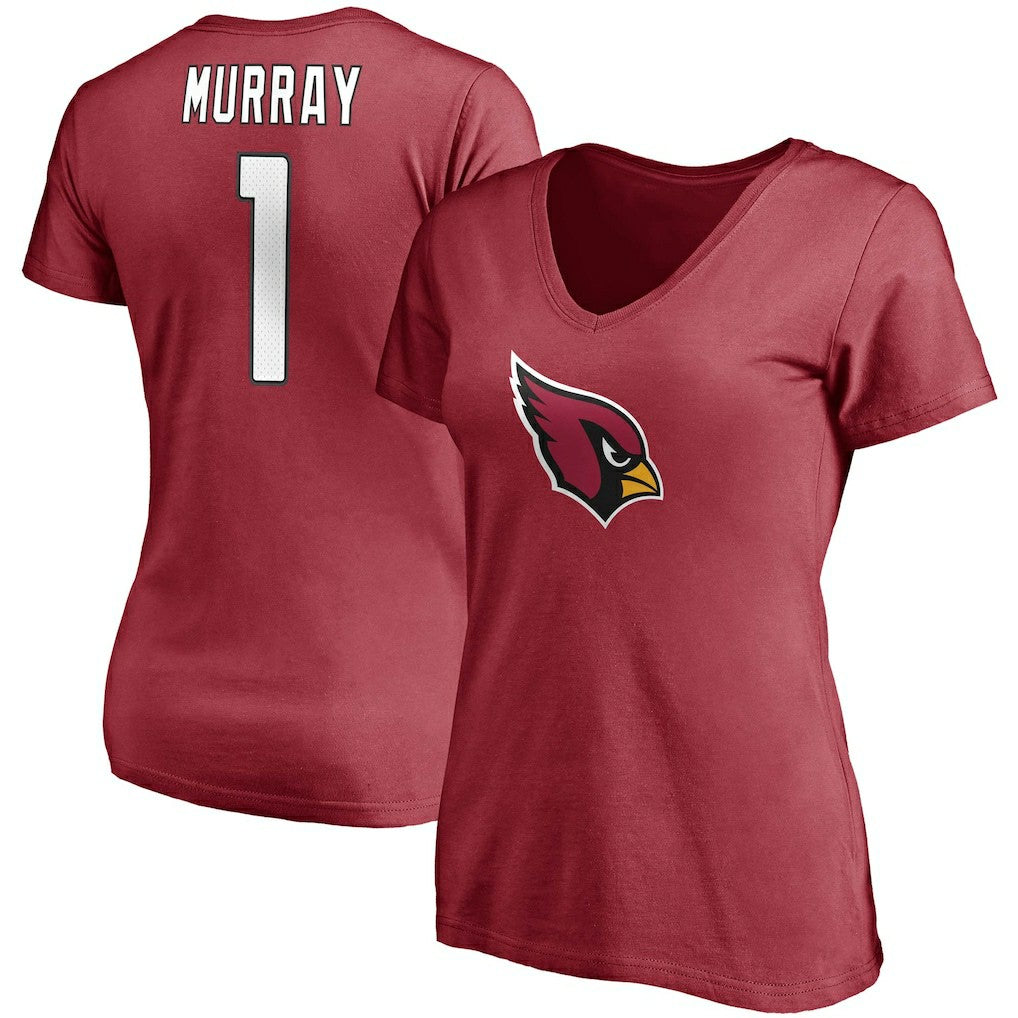 Arizona Cardinals Kyler Murray  Women's Player Icon Name & Number V-Neck T-Shirt | NFL Sale
