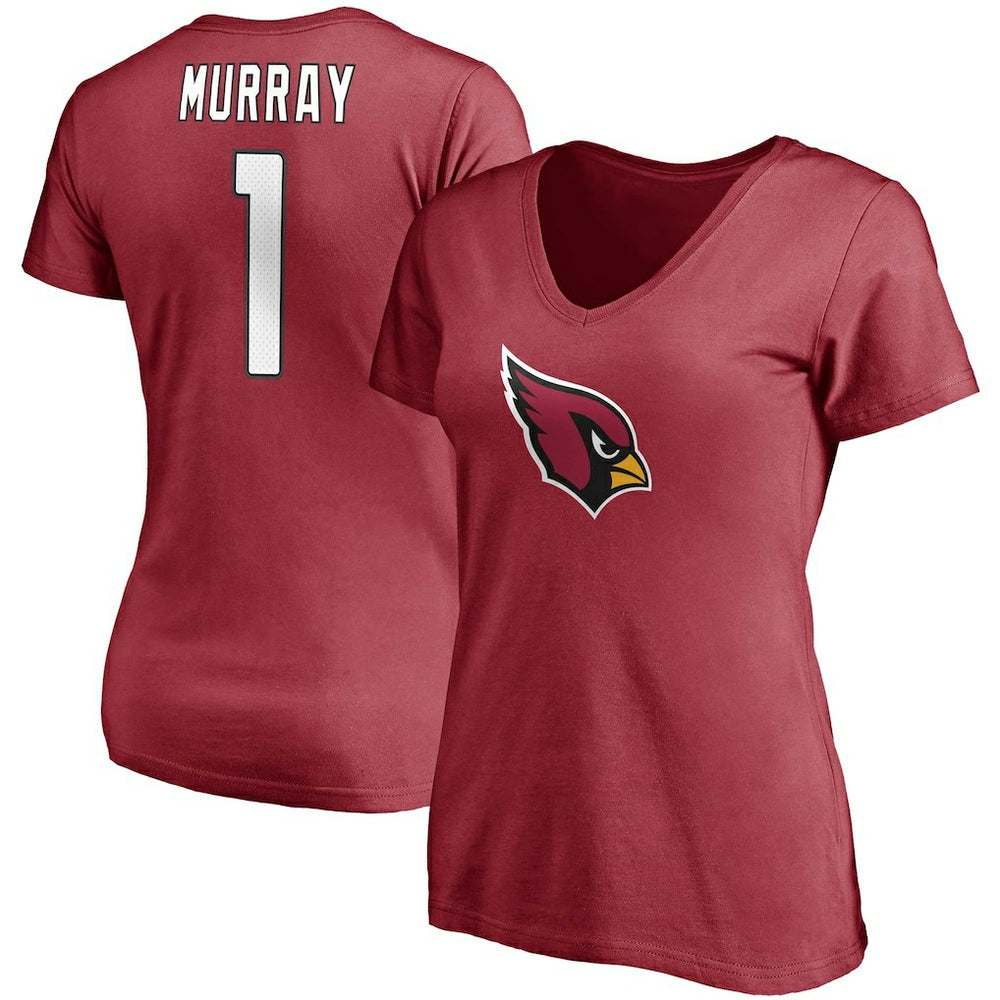 Arizona Cardinals Kyler Murray  Women's Player Icon Name & Number V-Neck T-Shirt | NFL Sale