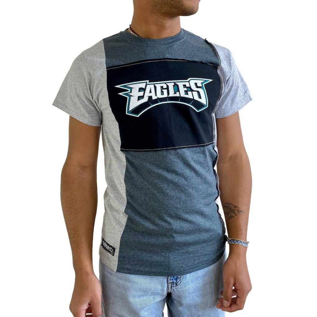 Philadelphia Eagles Refried Apparel Sustainable Split T-Shirt | NFL New