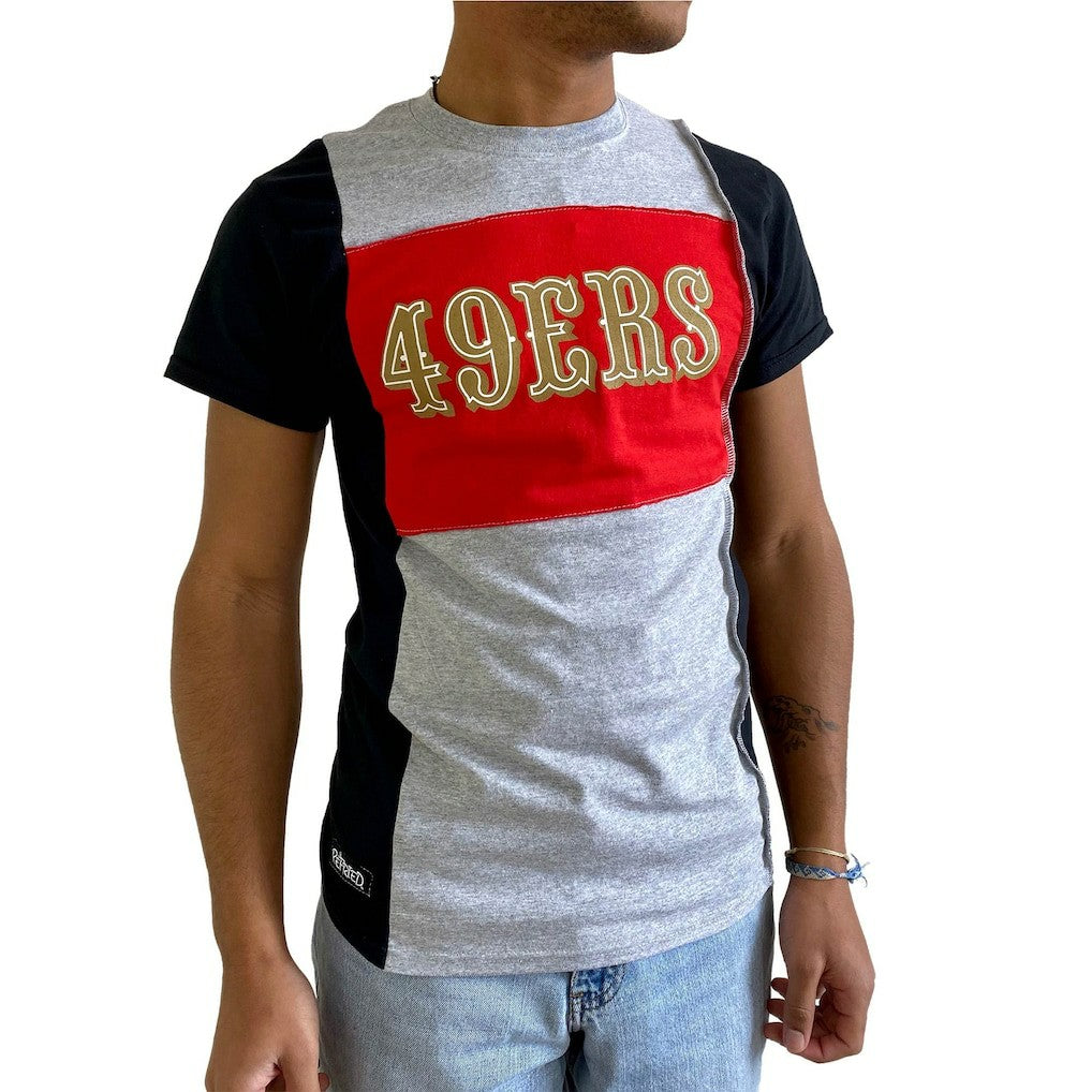 San Francisco 49ers Refried Apparel Sustainable Split T-Shirt | NFL Discount