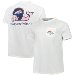 Denver Broncos Vineyard Vines Big & Tall Helmet T-Shirt | NFL US