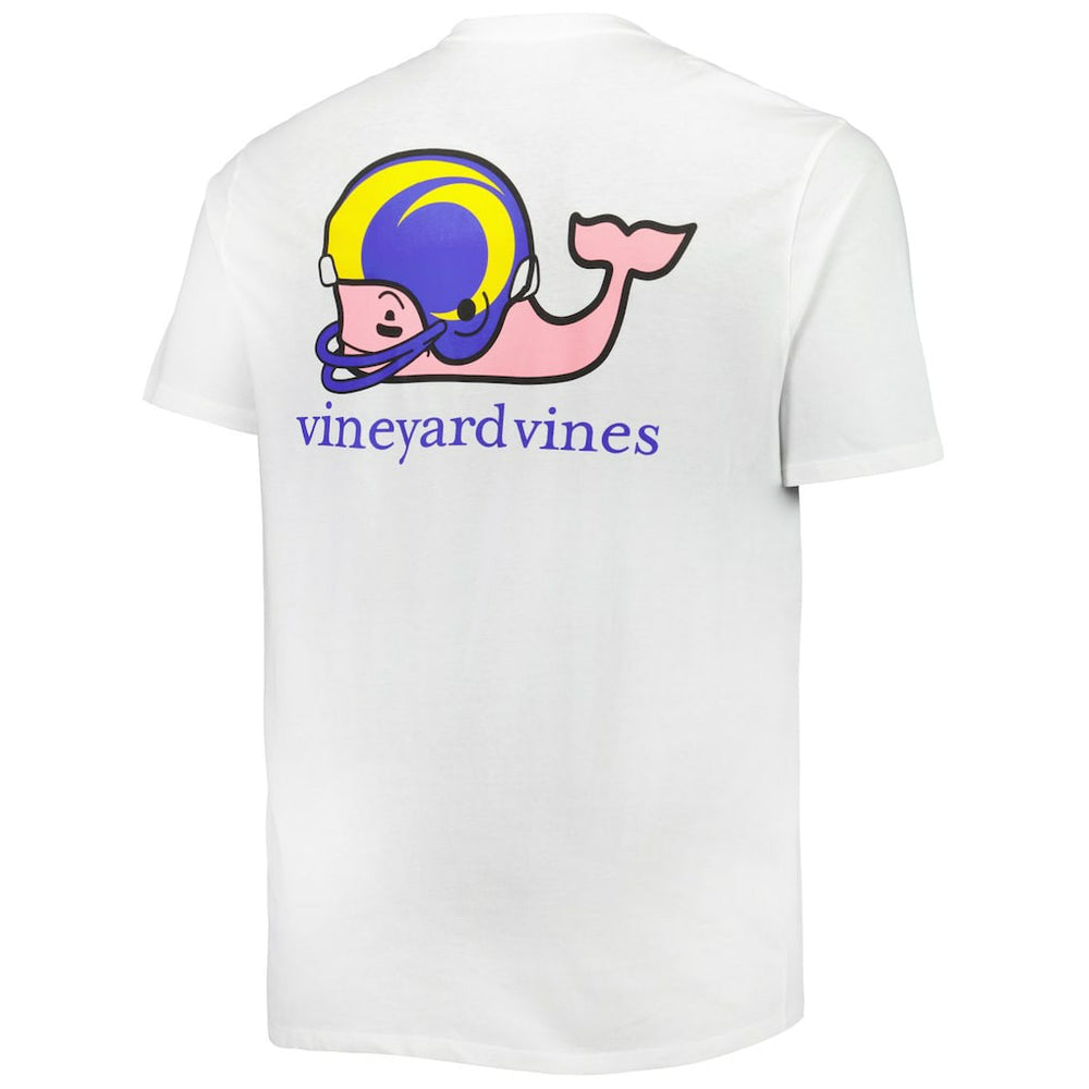 Los Angeles Rams Vineyard Vines Big & Tall Helmet T-Shirt | NFL Discount
