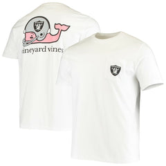 Las Vegas Raiders Vineyard Vines Big & Tall Helmet T-Shirt | NFL Online