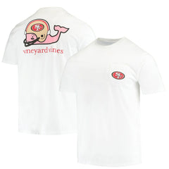 San Francisco 49ers Vineyard Vines Big & Tall Helmet T-Shirt | NFL New