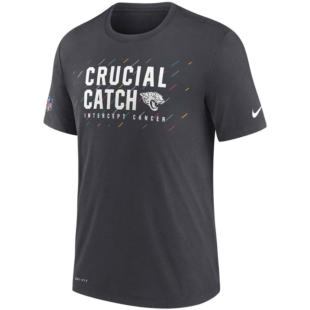 Jacksonville Jaguars NFL Crucial Catch Performance T-Shirt | NFL Hot