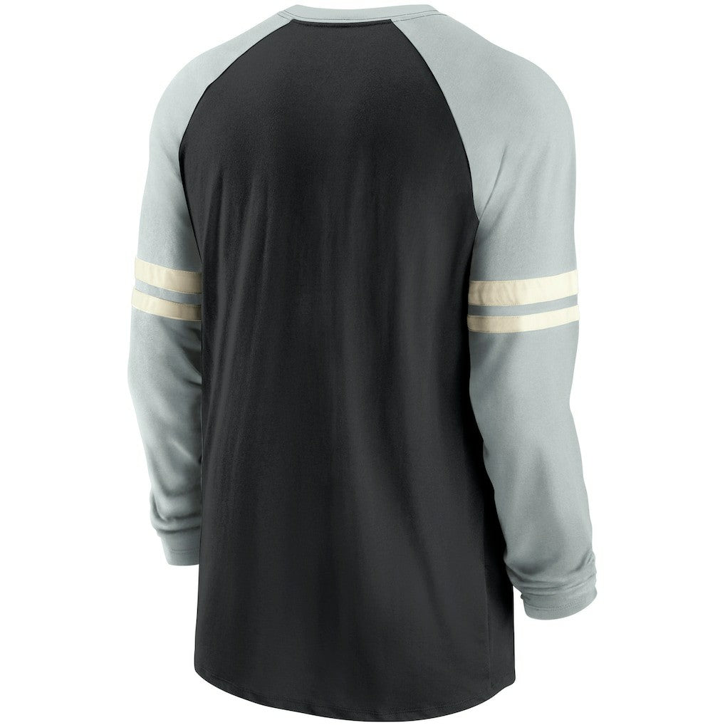 Las Vegas Raiders Throwback Raglan Long Sleeve T-Shirt | NFL Near me