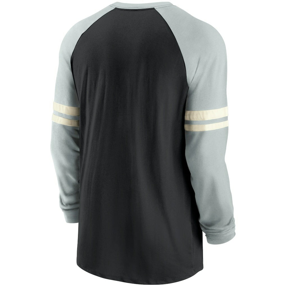 Las Vegas Raiders Throwback Raglan Long Sleeve T-Shirt | NFL Near me