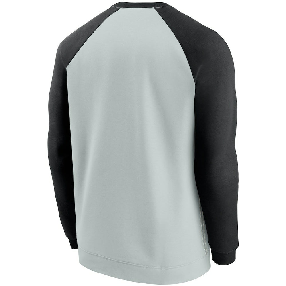 Las Vegas Raiders Historic Raglan Crew Performance Sweater | NFL On sale