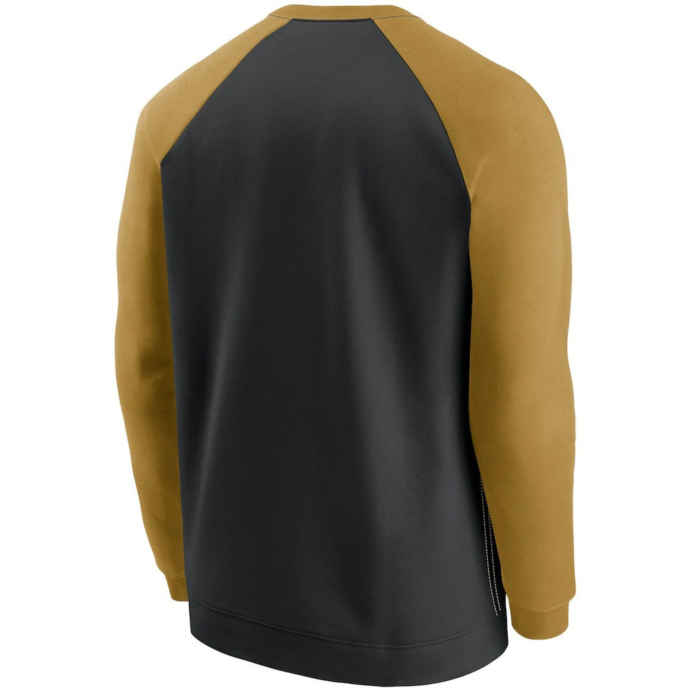 New Orleans Saints Historic Raglan Performance Pullover Sweater | NFL Hot