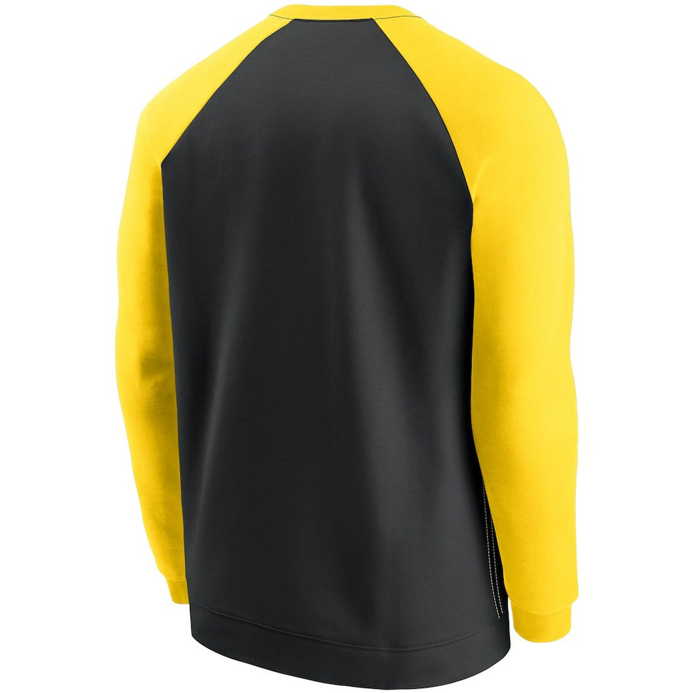 Pittsburgh Steelers Historic Raglan Crew Performance Sweater | NFL New