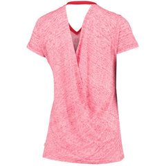 Washington Nationals Touch Women's Hail Mary V-Neck Back Wrap T-Shirt - MLB T-shirts