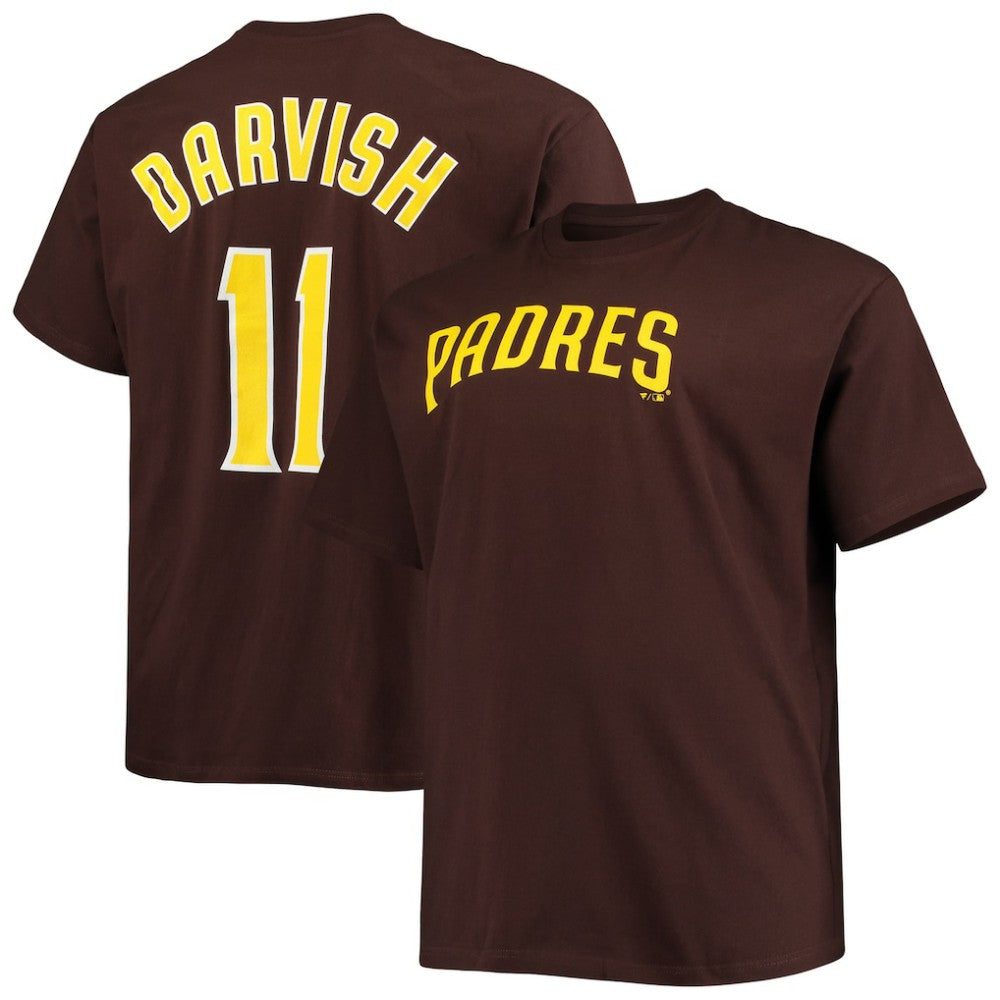 Yu Darvish San Diego Padres Fanatics Big & Tall Name & Number T-Shirt - MLB T-shirts