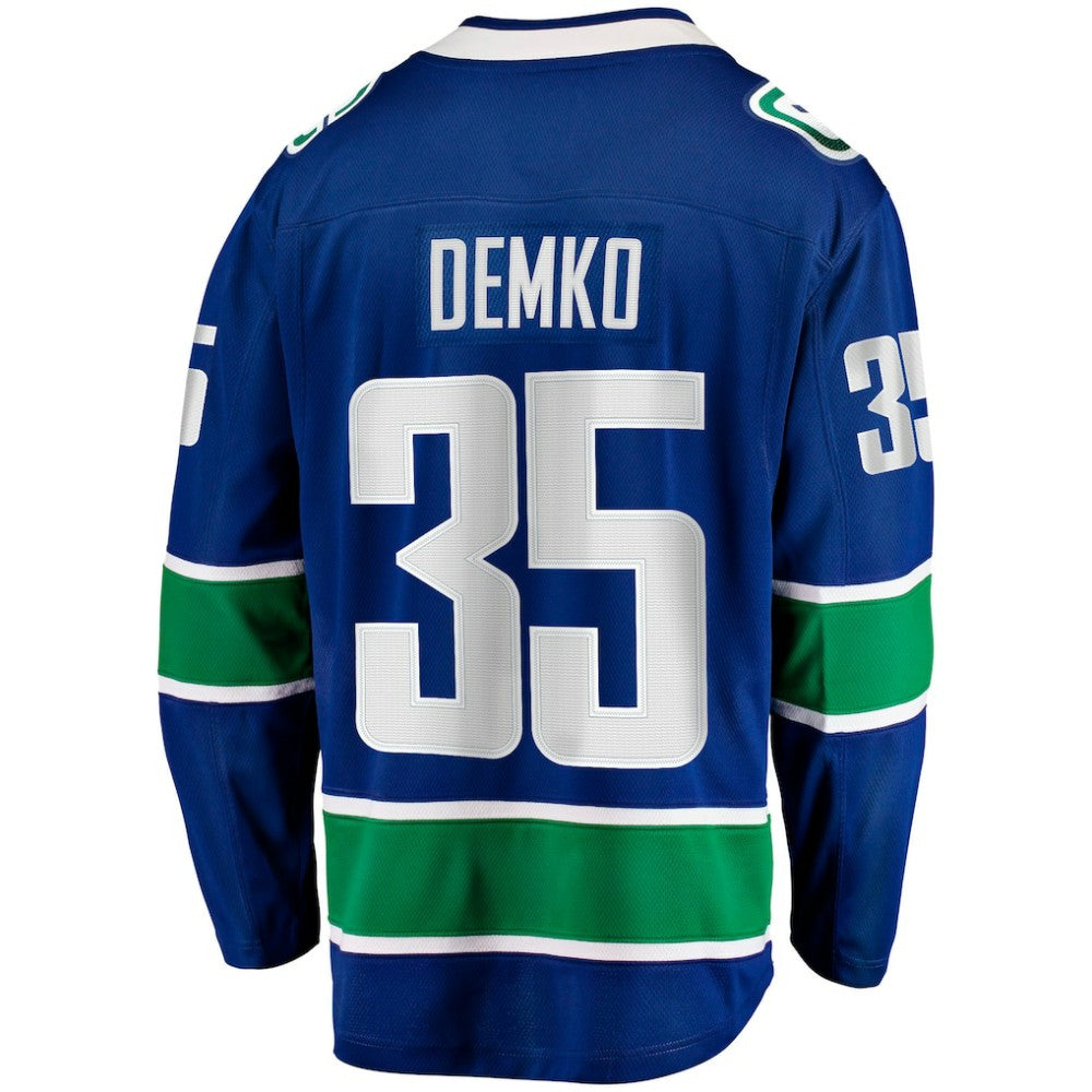 Thatcher Demko Vancouver Canucks Fanatics Home Breakaway Jersey -  NHL Jerseys