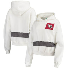 Arizona Cardinals Refried Apparel Women's Sustainable Crop Dolman Pullover Hoodie | NFL Discount