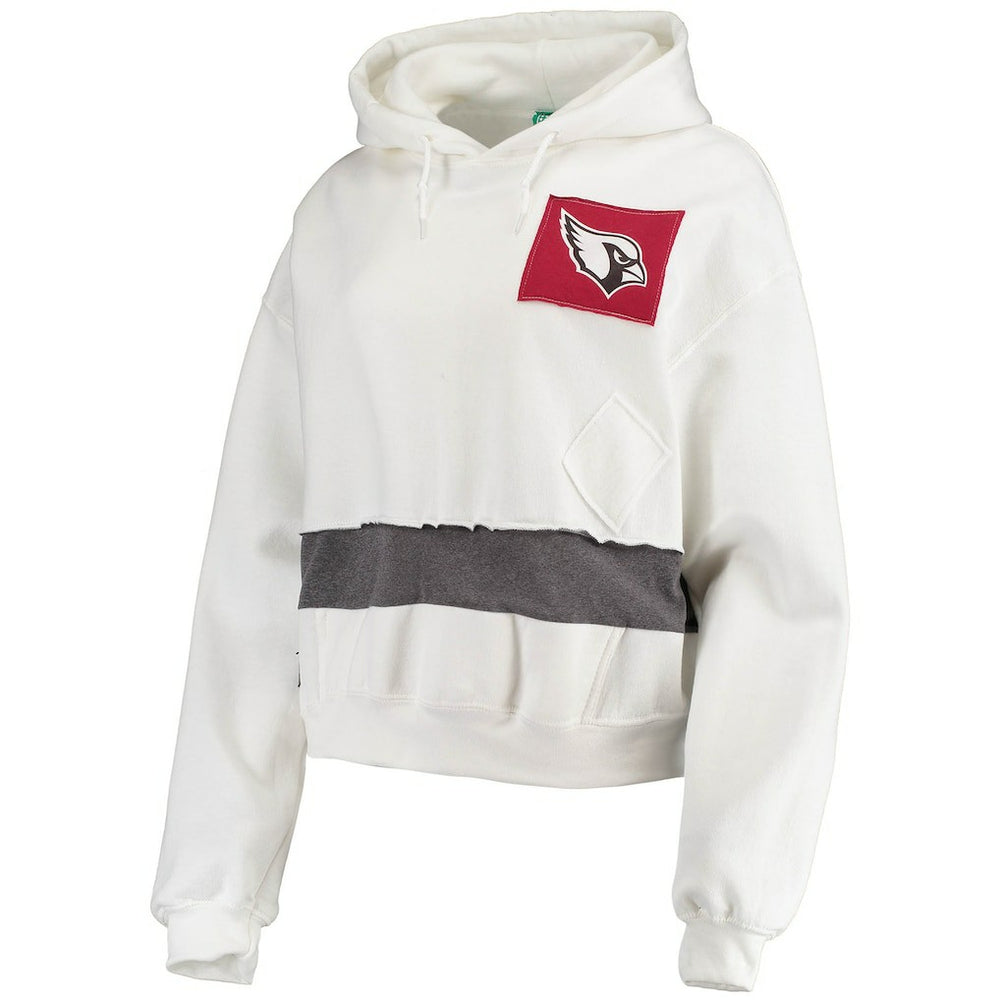 Arizona Cardinals Refried Apparel Women's Sustainable Crop Dolman Pullover Hoodie | NFL Discount