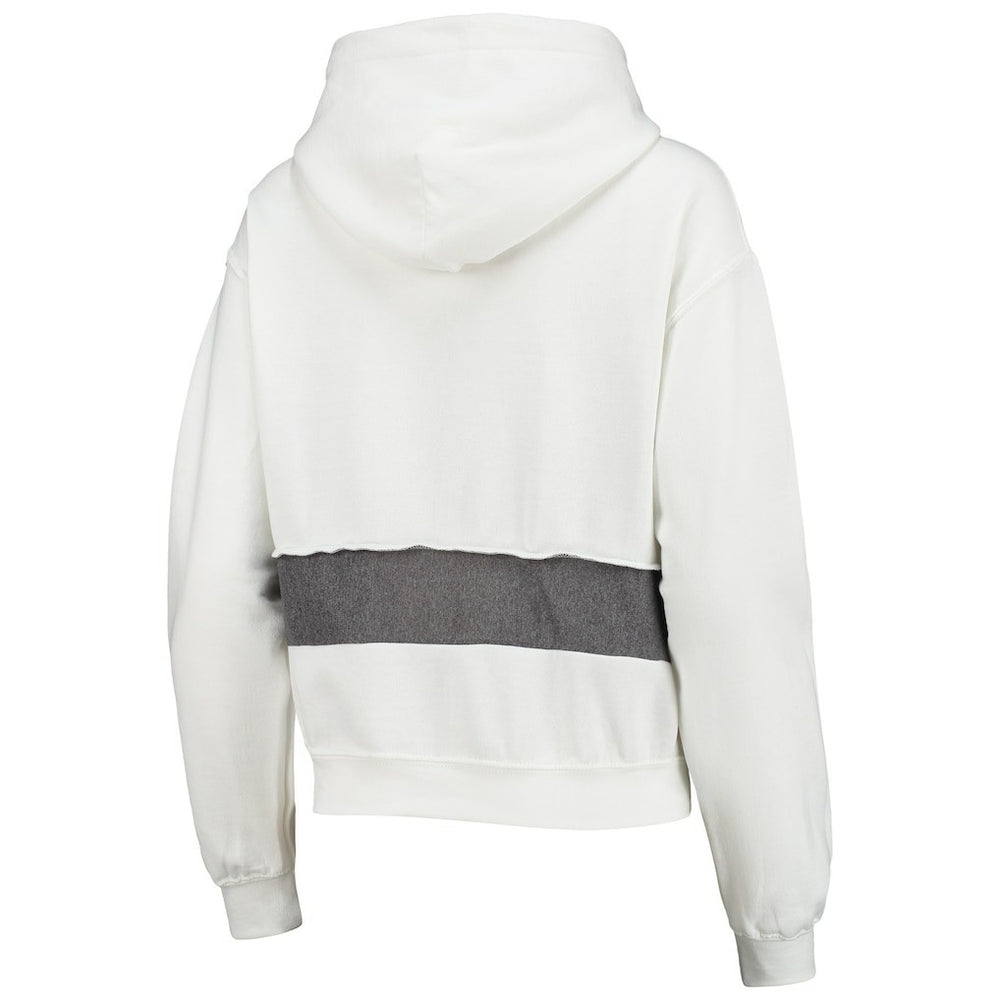 Carolina Panthers Refried Apparel Women's Sustainable Crop Dolman Pullover Hoodie | NFL On sale