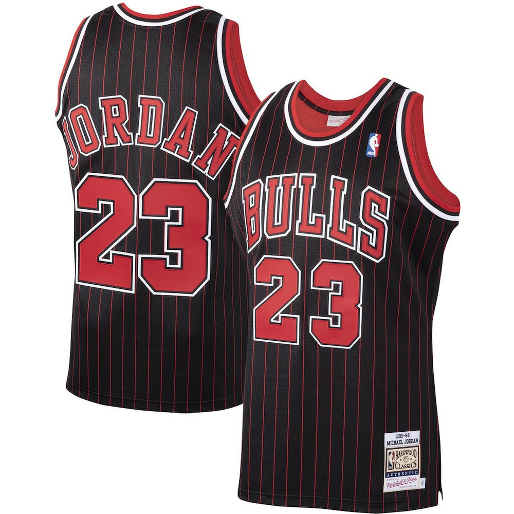 Black Michael Jordan Chicago Bulls 1995/96 Hardwood Classics Authentic Jersey sale | NBA