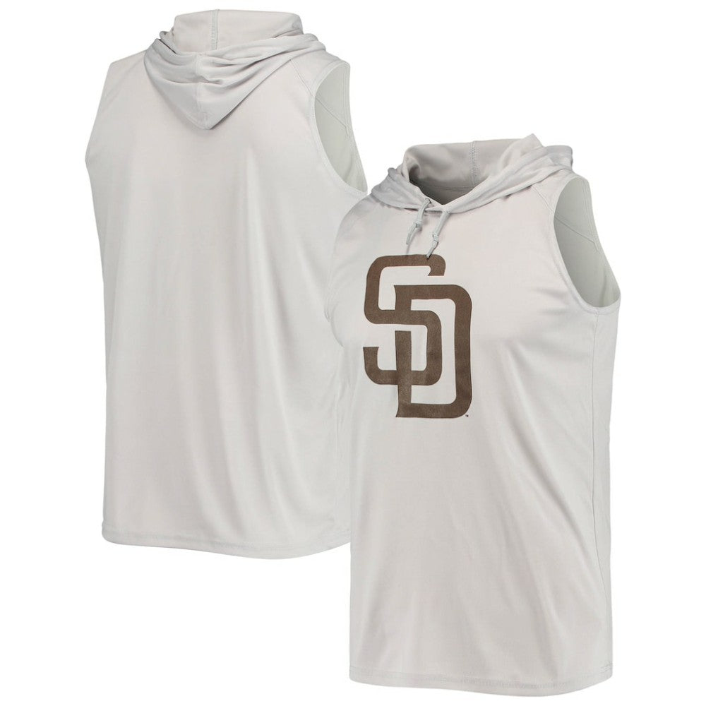 San Diego Padres Stitches Sleeveless Pullover Hoodie - MLB Hoodies