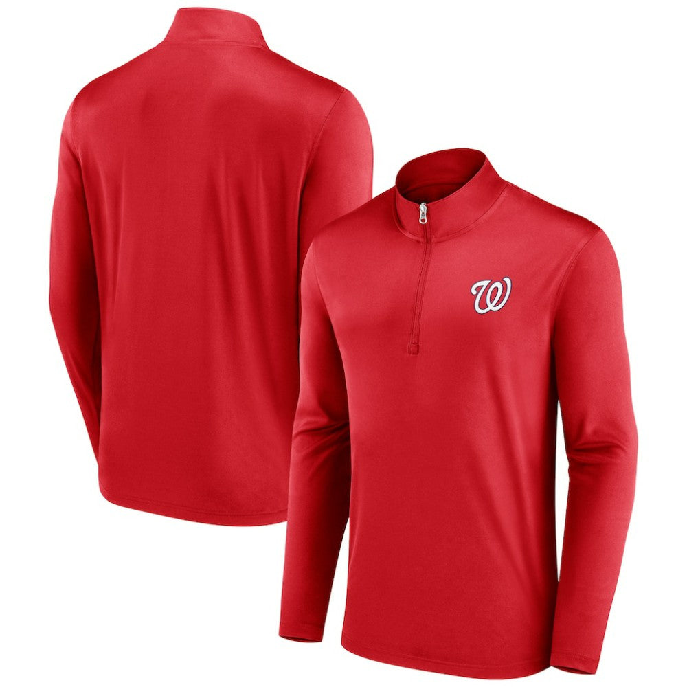 Washington Nationals Fanatics Underdog Mindset Quarter-Zip Top - MLB Tops