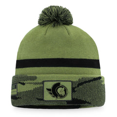 Ottawa Senators Fanatics Military Appreciation Cuffed Knit Hat with Pom -  NHL Hats