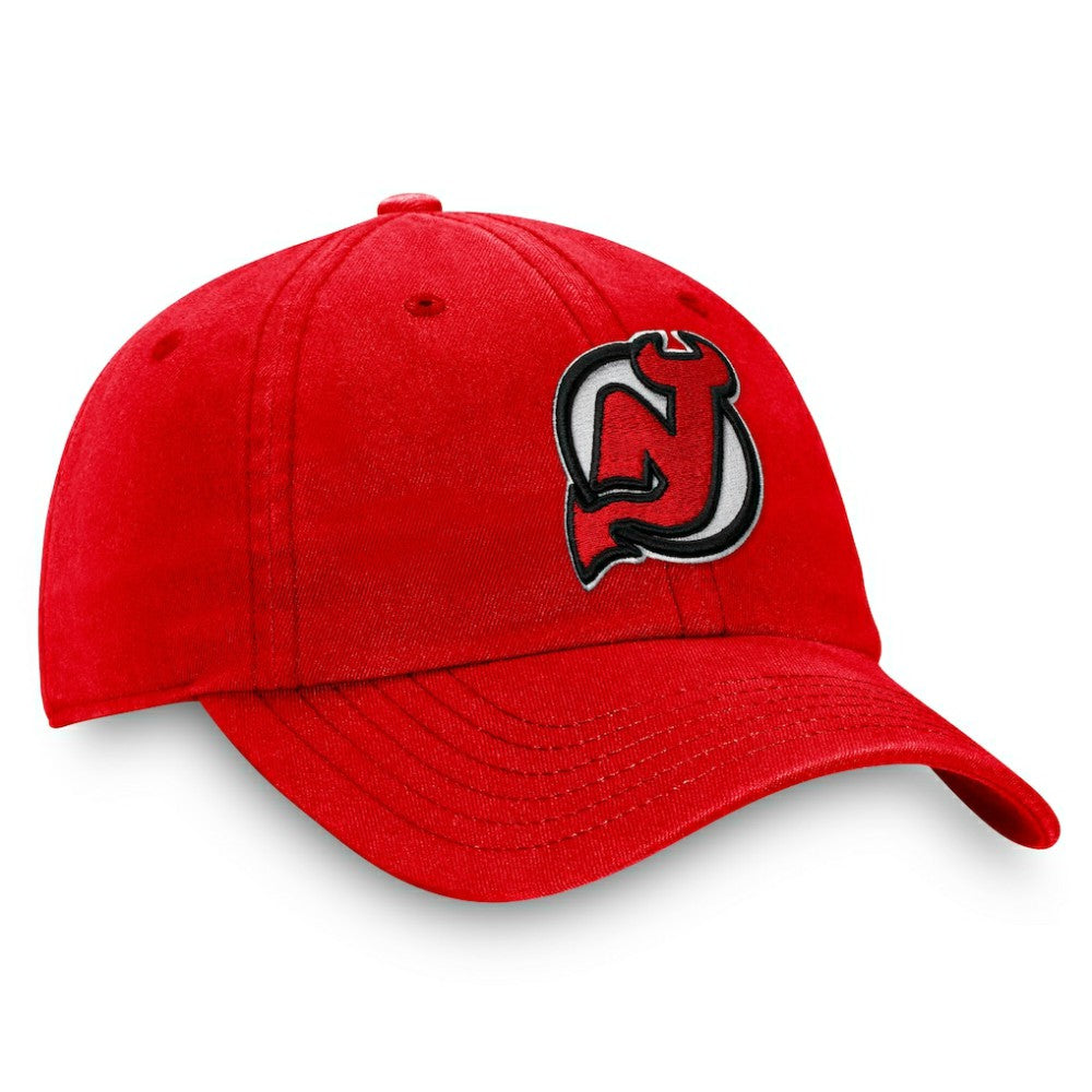 New Jersey Devils Fanatics Core Primary Logo Adjustable Hat -  NHL Jerseys