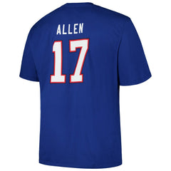 Buffalo Bills Josh Allen  Big & Tall Player Name & Number T-Shirt | NFL On sale