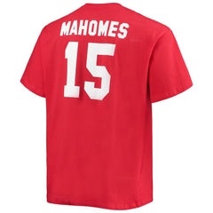 Kansas City Chiefs Patrick Mahomes  Big & Tall Player Name & Number T-Shirt | NFL Online