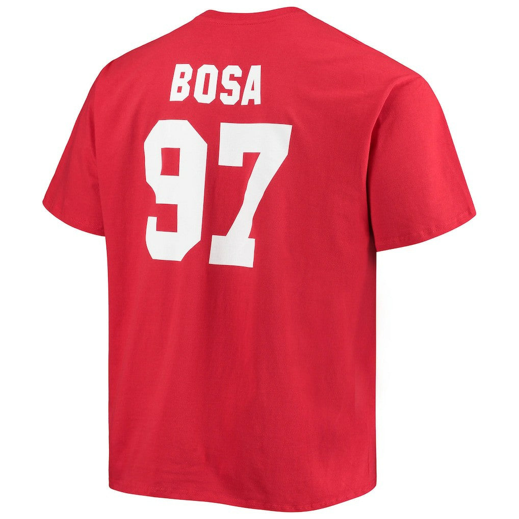 San Francisco 49ers Nick Bosa  Big & Tall Player Name & Number T-Shirt | NFL On sale