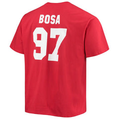 San Francisco 49ers Nick Bosa  Big & Tall Player Name & Number T-Shirt | NFL On sale