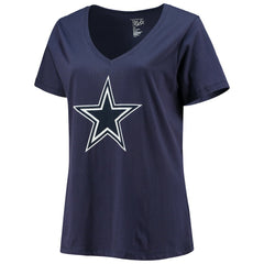 Dallas Cowboys CeeDee Lamb  Women's Plus Size Name & Number V-Neck T-Shirt | NFL New