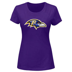 Baltimore Ravens Lamar Jackson  Women's Plus Size Name & Number V-Neck T-Shirt | NFL Online